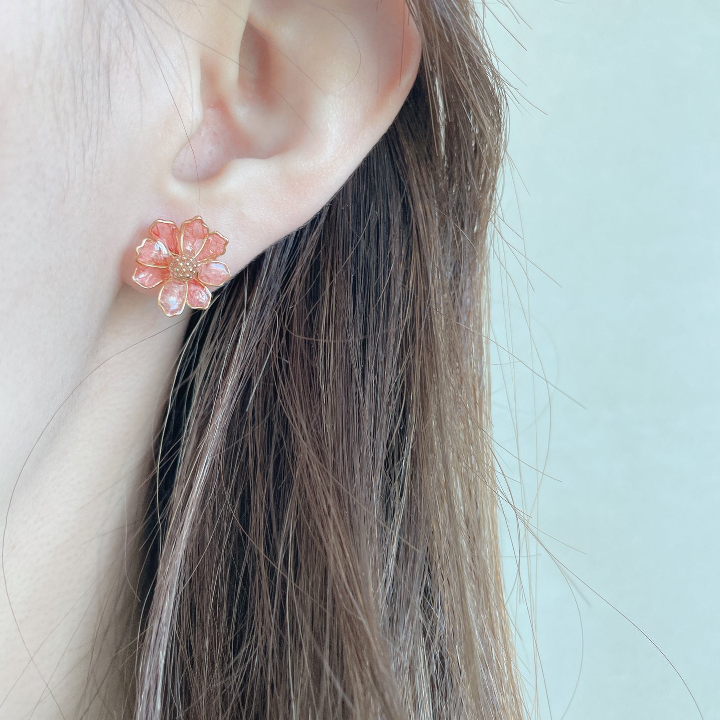 | DE31   ℂ𝕆𝕊𝕄𝕆𝕊 | 波斯菊耳環