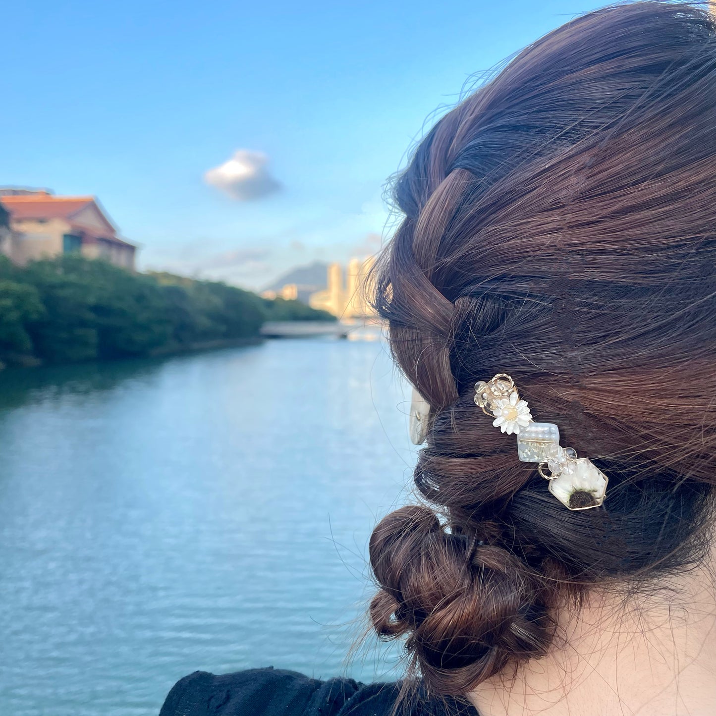 | NO11   𝕂𝔼𝕎 | 法式押花髪夾
