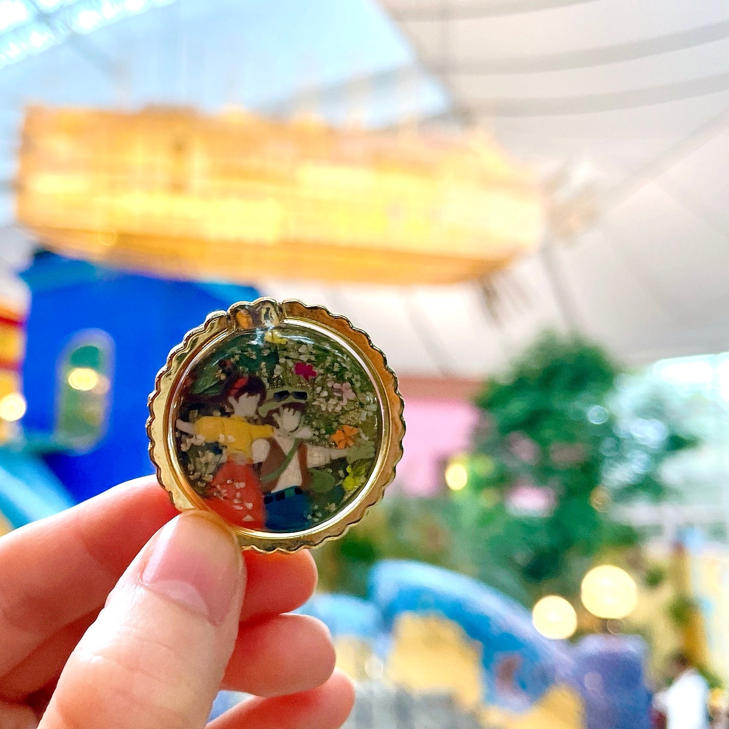 | NO12  𝕄𝕆ℝ𝕀ℂ𝕆ℝ𝕆 | 手繪乾花髮夾/手機指環扣